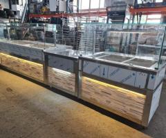 Horeca Bucuresti LINII Autoservire Vitrine CALDE si Vitrine RECI