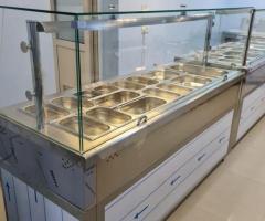 Horeca Bucuresti LINII Autoservire Vitrine CALDE si Vitrine RECI