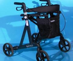 Cadru de mers cu roti din aluminiu