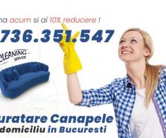 Curatare canapele in Bucuresti